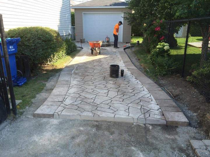 Travaux d’entrée de stationnement Saint-Constant